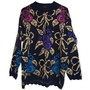 Vintage 80s sweater by Dana Scott. Size Medium.